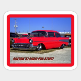 57 pro street Sticker